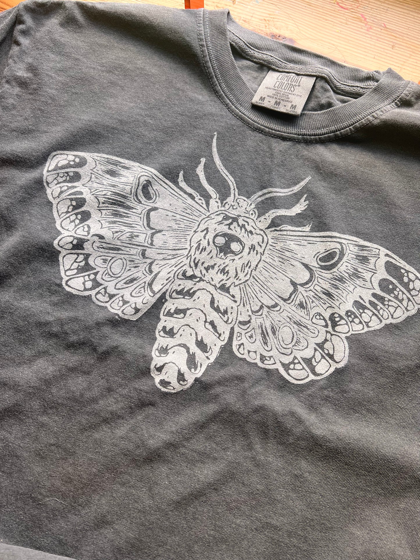 Cropped Death’s Head Moth Tee
