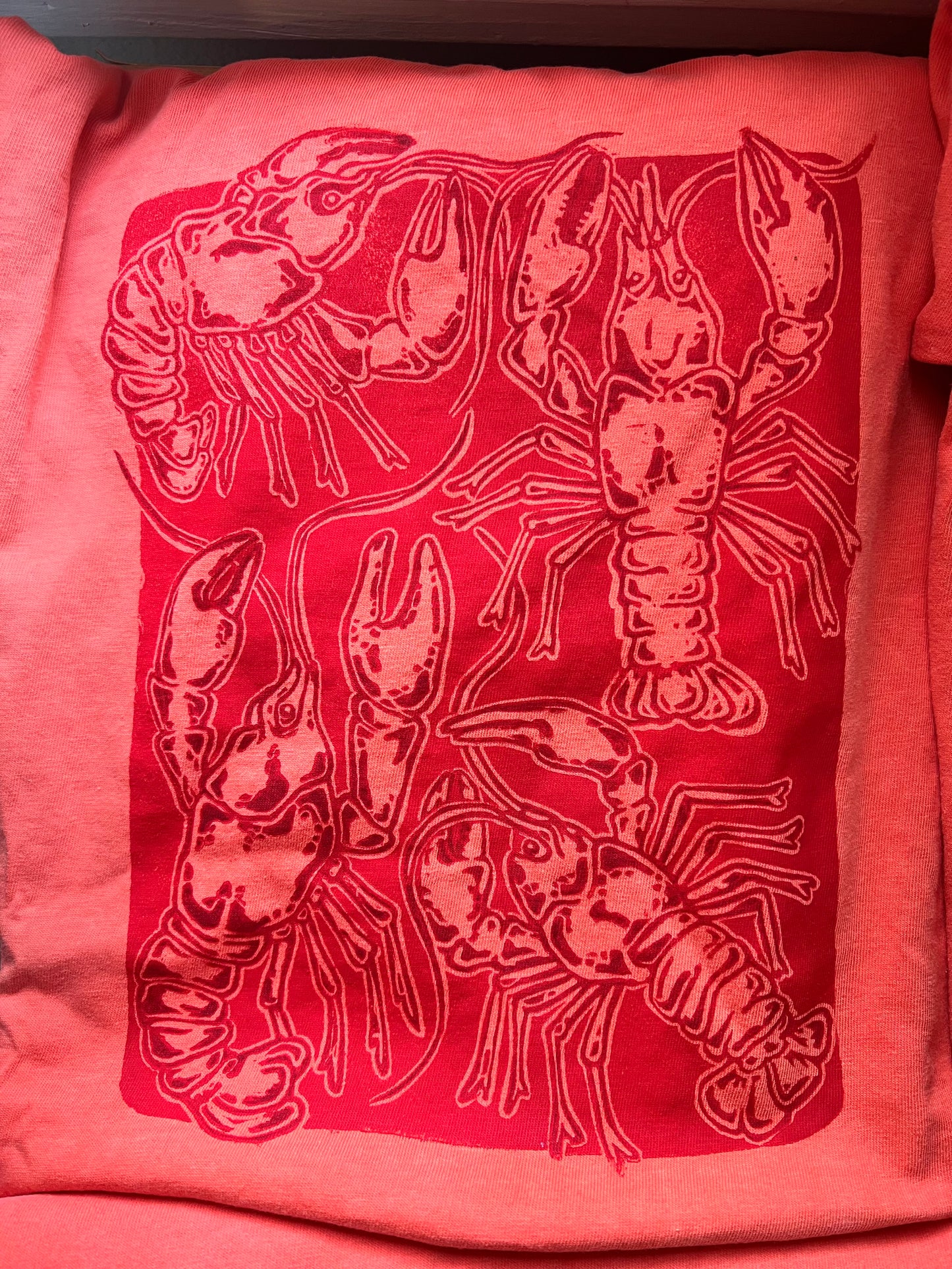Crawfish Block Printed T-shirt