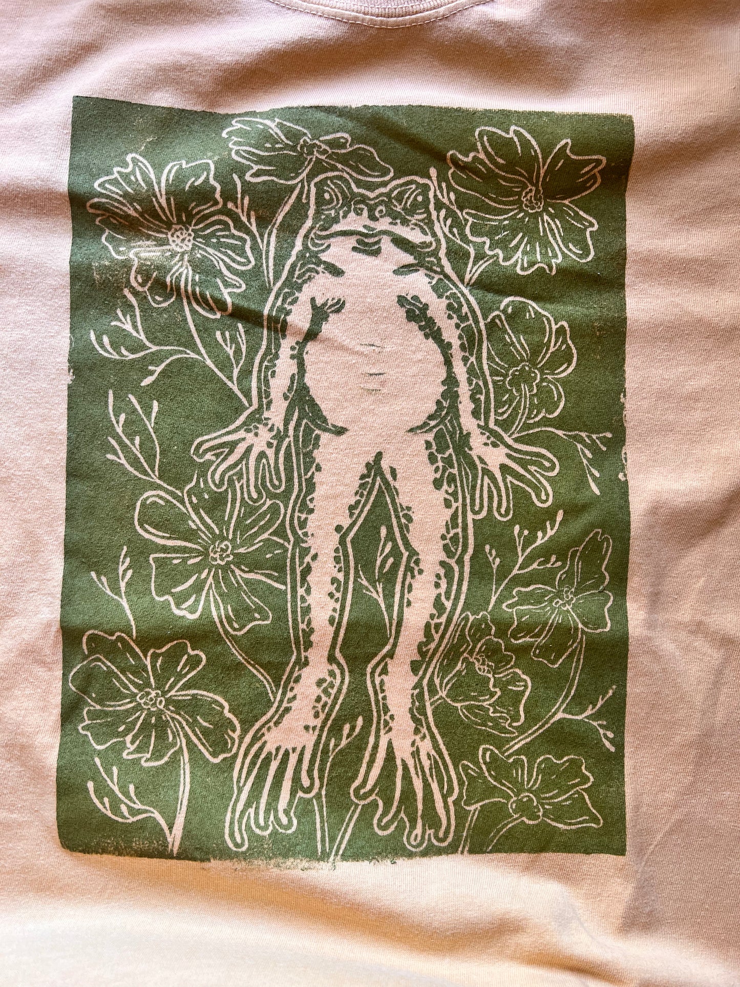 Bull Frog Block Printed T-shirt